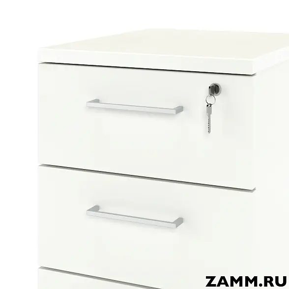 Тумба приставная ZAMM. 3 ящика без замка (Ш:410, Г:500, В:577) 