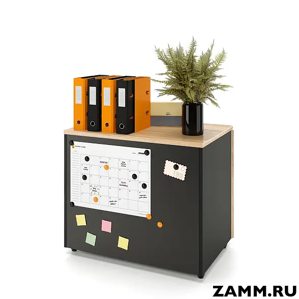 Шкаф ZAMM распашной 2 полки, 2 двери. На регулируемых опорах 900. В=600 (Ш:900, Г:600, В:747) 
